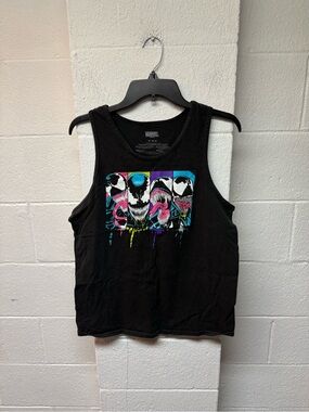 Marvel Black Graphic Pop-Color Tee